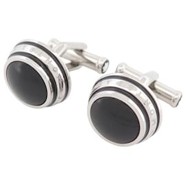 Montblanc-NINE MONTBLANC CUFFLINKS MB110673 CONTEMPORARY COLLECTION-Silvery