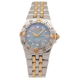 Breitling-BREITLING STARLINER B71340 30 MM QUARTZ GOLD STEEL WATCH-Other