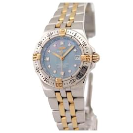 Breitling-BREITLING STARLINER B71340 30 MM QUARTZ GOLD STEEL WATCH-Other