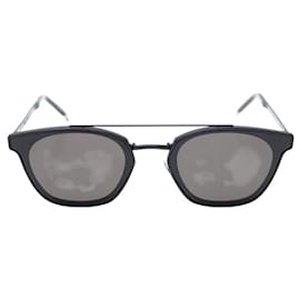 Saint Laurent-NINE SAINT LAURENT 508622 SL28 BLACK METAL SUNGLASSES-Black