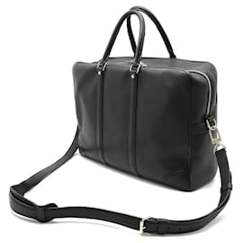 Louis Vuitton-Louis Vuitton Naxos Leather PDV Voyage GM Briefcase-Black