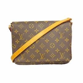Louis Vuitton-Sac à épaule Musette Tango Monogram Louis Vuitton-Marron