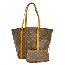 Louis Vuitton-Sac tote Monogram Louis Vuitton-Marron