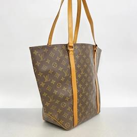 Louis Vuitton-Sac tote Monogram Louis Vuitton-Marron