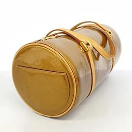 Louis Vuitton-Sac à main Louis Vuitton Vernis Bedford M91131-Bronze