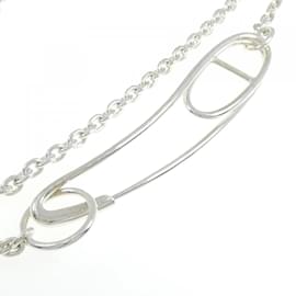 Hermès-Collier Punk Chaine d'Ancre Hermes-Argenté