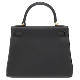 Hermès-Hermes Kelly 28cm Handbag-Black
