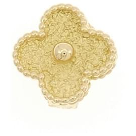 Van Cleef & Arpels-Van Cleef & Arpels Vintage Alhambra Clip Earrings-Golden