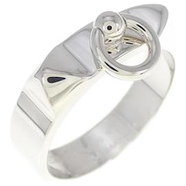 Hermès-Bague Collier de Chien Hermes-Argenté,Autre