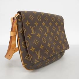 Louis Vuitton-Sac à épaule Musette Tango Monogram Louis Vuitton-Marron
