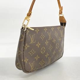 Louis Vuitton-Pochette Accessoires Monogram Louis Vuitton-Marron