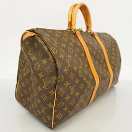 Louis Vuitton-Sac Boston Keepall 50 Monogram Louis Vuitton-Marron