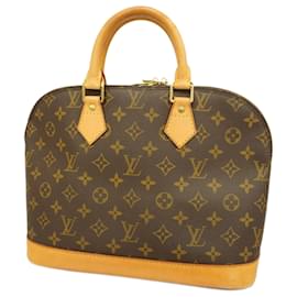 Louis Vuitton-Sac à main Alma Monogram Louis Vuitton-Marron