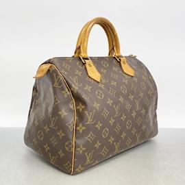 Louis Vuitton-Sac à main Louis Vuitton Monogram Speedy 30-Marron