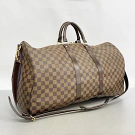 Louis Vuitton-Louis Vuitton Boston Bag Damier Keepall Bandouliere 55-Damier ebene