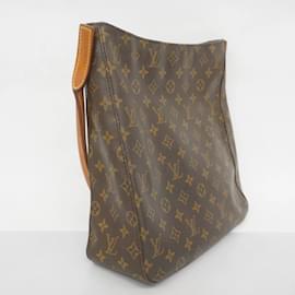 Louis Vuitton-Sac à épaule Looping GM Monogram Louis Vuitton-Marron