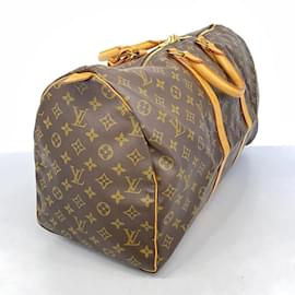 Louis Vuitton-Louis Vuitton Monogram Keepall 50 Boston Bag-Brown