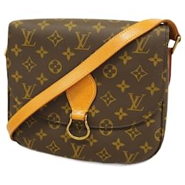 Louis Vuitton-Sac à épaule Saint-Clair GM Monogram Louis Vuitton-Marron