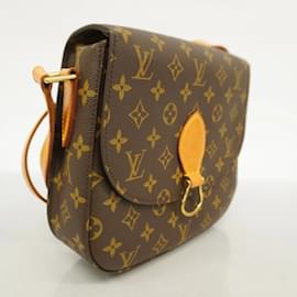 Louis Vuitton-Sac à épaule Saint-Clair GM Monogram Louis Vuitton-Marron