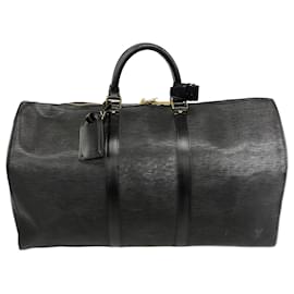 Louis Vuitton-Sac Boston Keepall 50 Epi Louis Vuitton-Noir