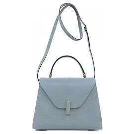 Valextra Blue Leather Handbag Blue