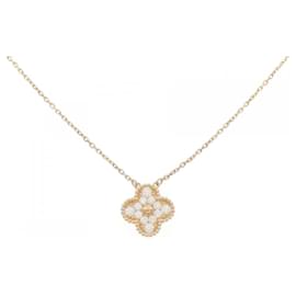 Van Cleef & Arpels-Van Cleef & Arpels Vintage Alhambra Necklace-Pink