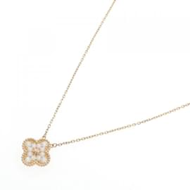 Van Cleef & Arpels-Van Cleef & Arpels Vintage Alhambra Necklace-Pink