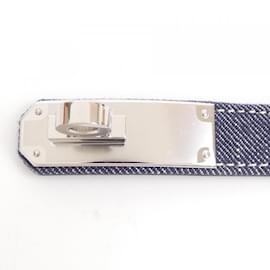 Hermès-Hermes Kelly Standard Navy Belt-Navy blue
