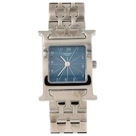 Hermès-Montre-bracelet en acier inoxydable à quartz Hermes Heure H HH1.210-Autre