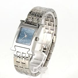 Hermès-Montre-bracelet en acier inoxydable à quartz Hermes Heure H HH1.210-Autre