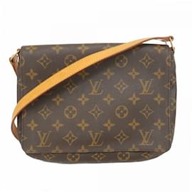 Louis Vuitton-Sac à épaule Musette Tango Monogram Louis Vuitton-Marron