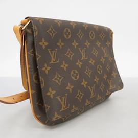 Louis Vuitton-Sac à épaule Musette Tango Monogram Louis Vuitton-Marron