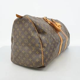 Louis Vuitton-Sac Boston Keepall 55 Monogram Louis Vuitton-Marron