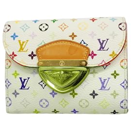 Louis Vuitton-Portefeuille pliant Louis Vuitton-Rose,Blanc