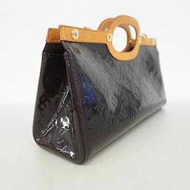 Louis Vuitton-Sac à main Louis Vuitton Vernis Roxbury Drive M91995-Bordeaux