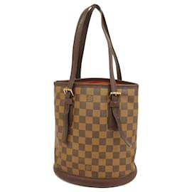 Louis Vuitton-Sac tote Damier Marais Louis Vuitton-Damier ebène