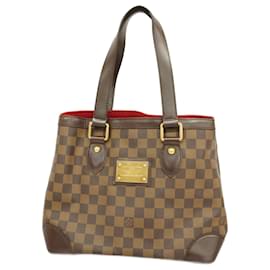Louis Vuitton-Sac à main Louis Vuitton Damier Hampstead PM-Damier ebène