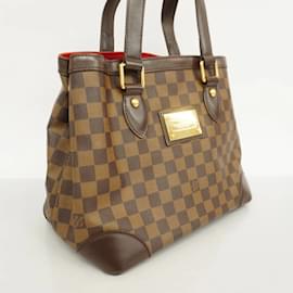 Louis Vuitton-Sac à main Louis Vuitton Damier Hampstead PM-Damier ebène