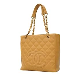Chanel-Sac fourre-tout beige Chanel-Beige