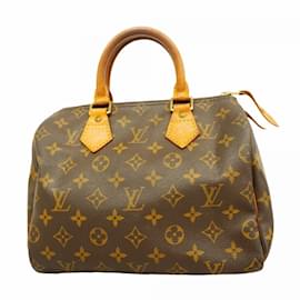 Louis Vuitton-Louis Vuitton Monogram Speedy 25 Handbag-Brown