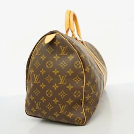 Louis Vuitton-Louis Vuitton Boston Bag Monogram Keepall 45-Brown