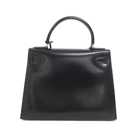 Hermès-Hermes Kelly 28cm Handbag-Black