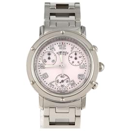 Hermès-Hermes Clipper Nacle Chronograph CL1.310 SS Quartz Watch-Other