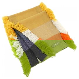 Hermès-Hermes Cashmere Stole-Red,Beige