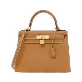 Hermès-Hermes Kelly 28cm Handbag-Brown