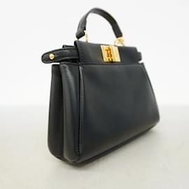 Fendi-Fendi Micro Peekaboo Handbag-Black
