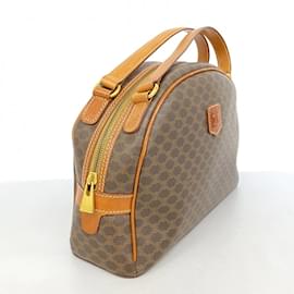Céline-Celine Macadam Brown Handbag-Brown