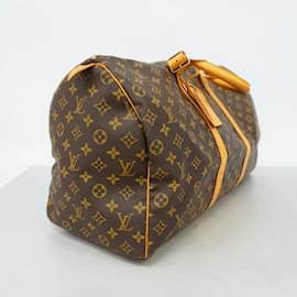 Louis Vuitton-Louis Vuitton Monogram Keepall 50 Boston Bag-Brown