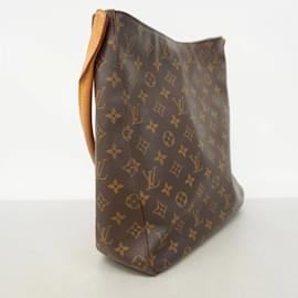 Louis Vuitton-Louis Vuitton Monogram Looping GM Shoulder Bag-Brown