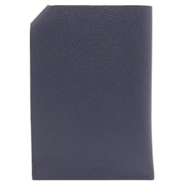 Hermès-Hermes Tarmac PM 057946CK Passport Case-Blue